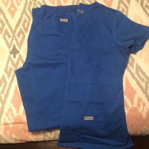 Royal Blue Greys Anatomy Scrubs